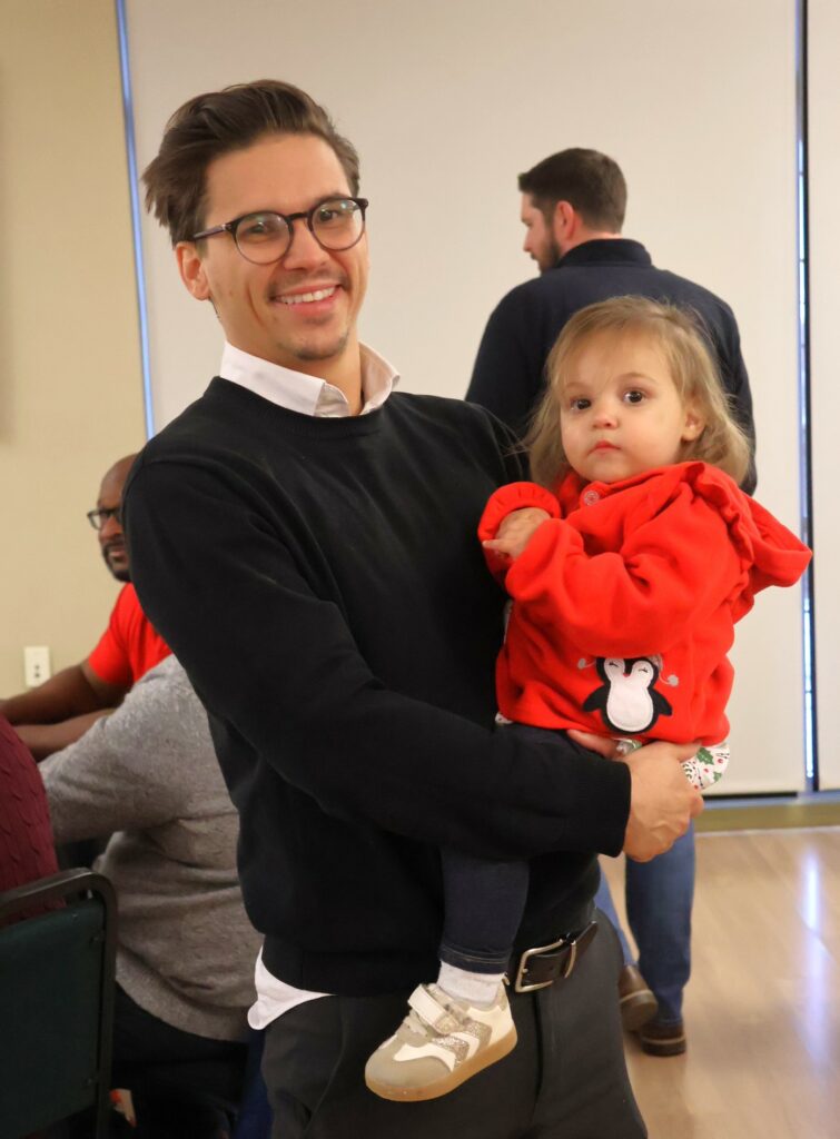 Dr. Josh Martin and his daughter