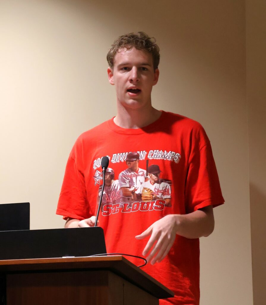 Caleb Hammann makes his case.