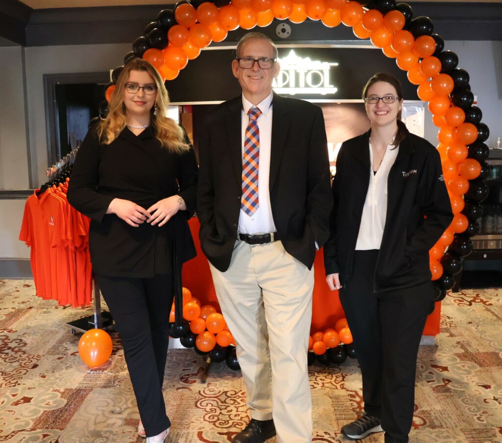 Left to right are Gracie Weems, Edward Breese and Ariel Killian.