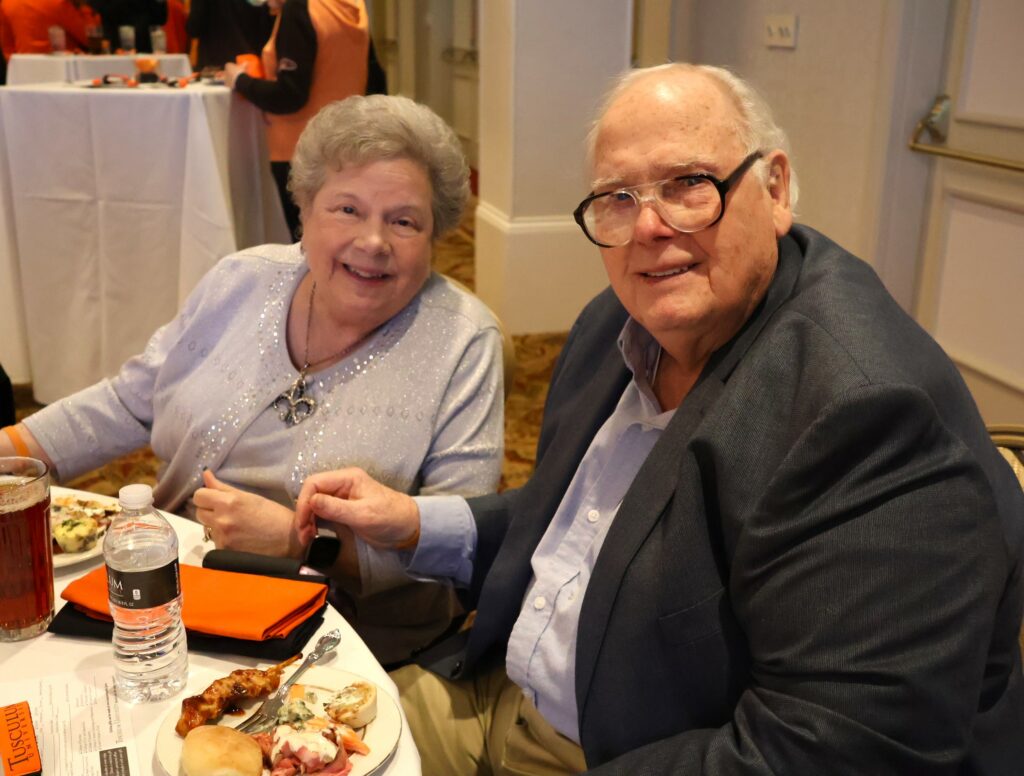 Ken Foster, right, and Diane Foster
