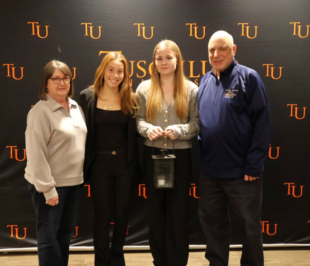 Left to right are Pam Botta, Paulina Loretz, Elodie Bachelor and Angelo Botta.