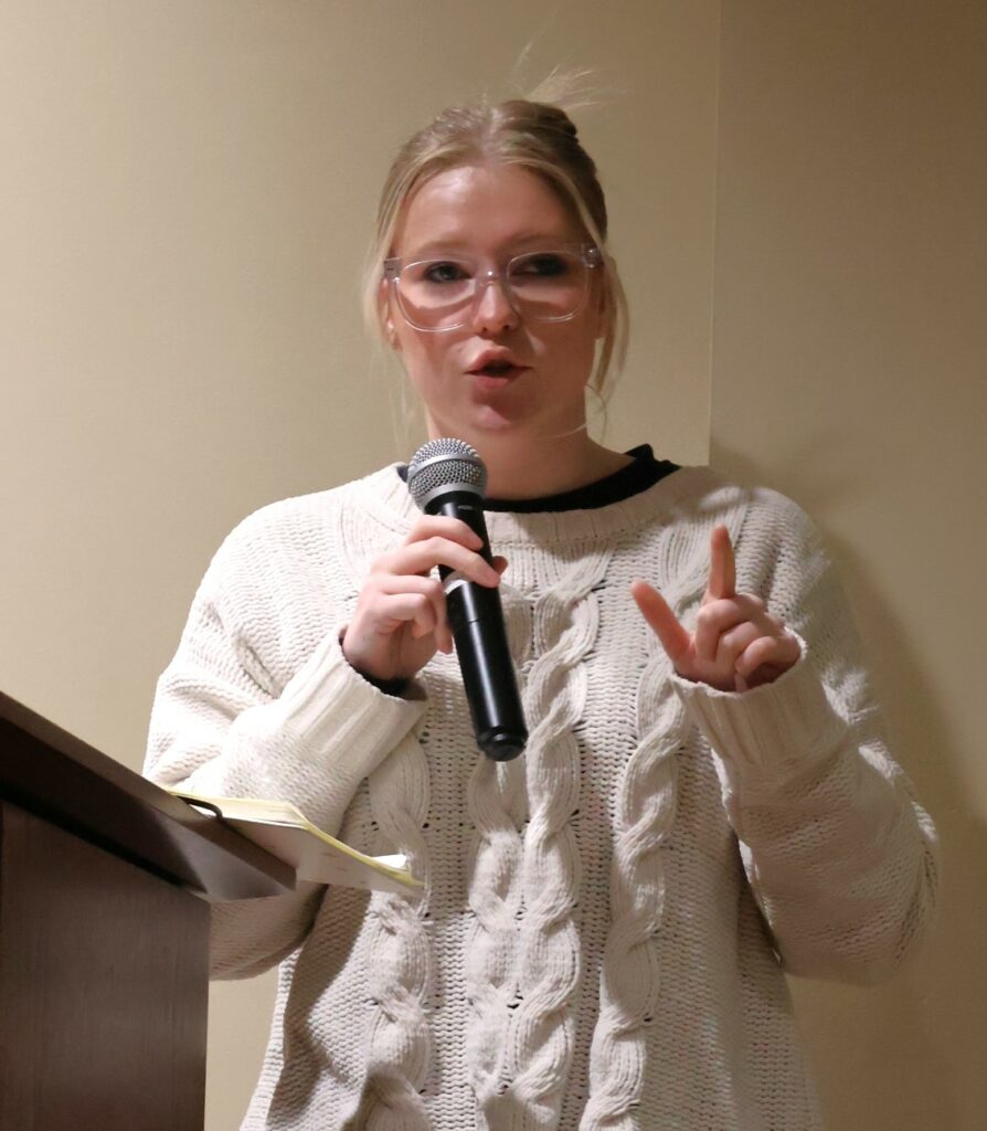 Cheyenne Hewitt makes her case.
