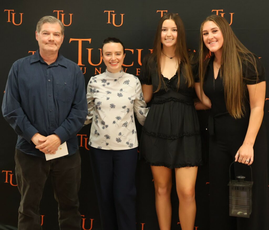 Left to right are Dr. Troy Goodale, Dr. Shelby Ward, Morgan Pacione and Katie Murphy.