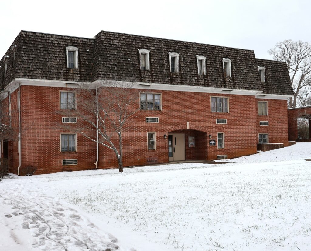 Charles Oliver Gray West in the snow