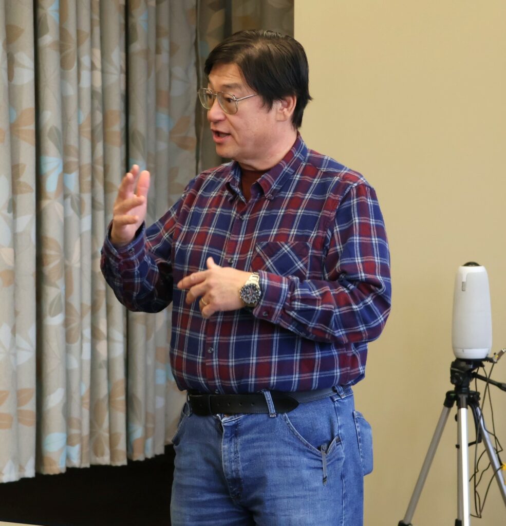 Dr. .Harold Branstrator teaches during the VITA training.