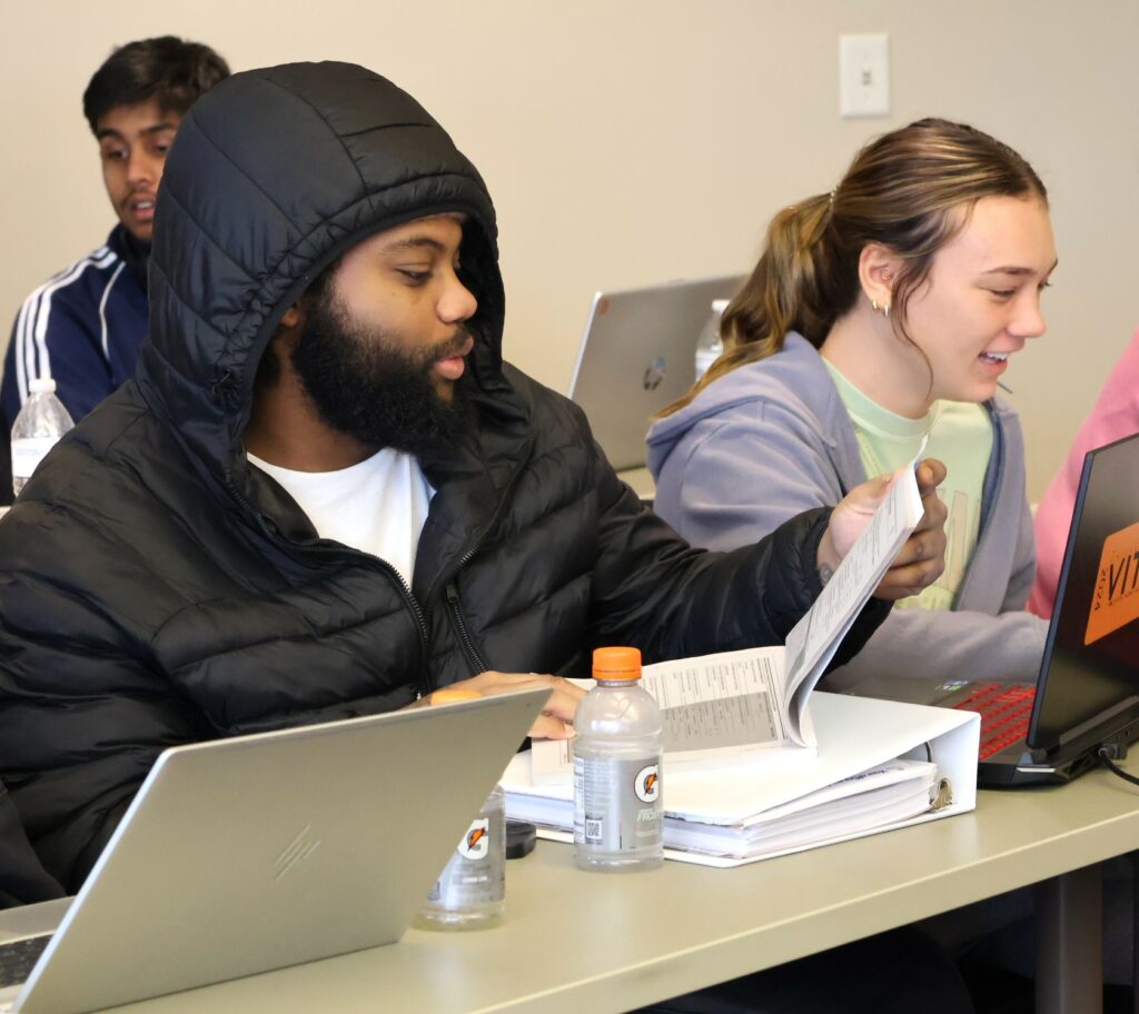 Students undergo VITA training.
