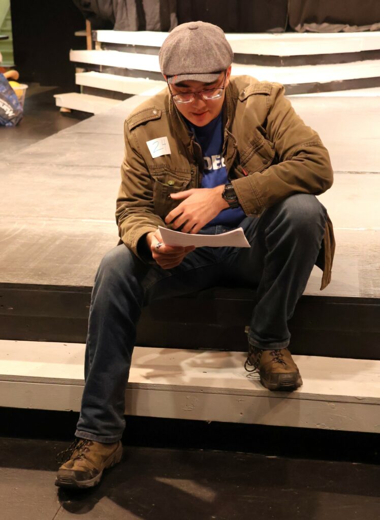 Neal Seefeldt auditions.