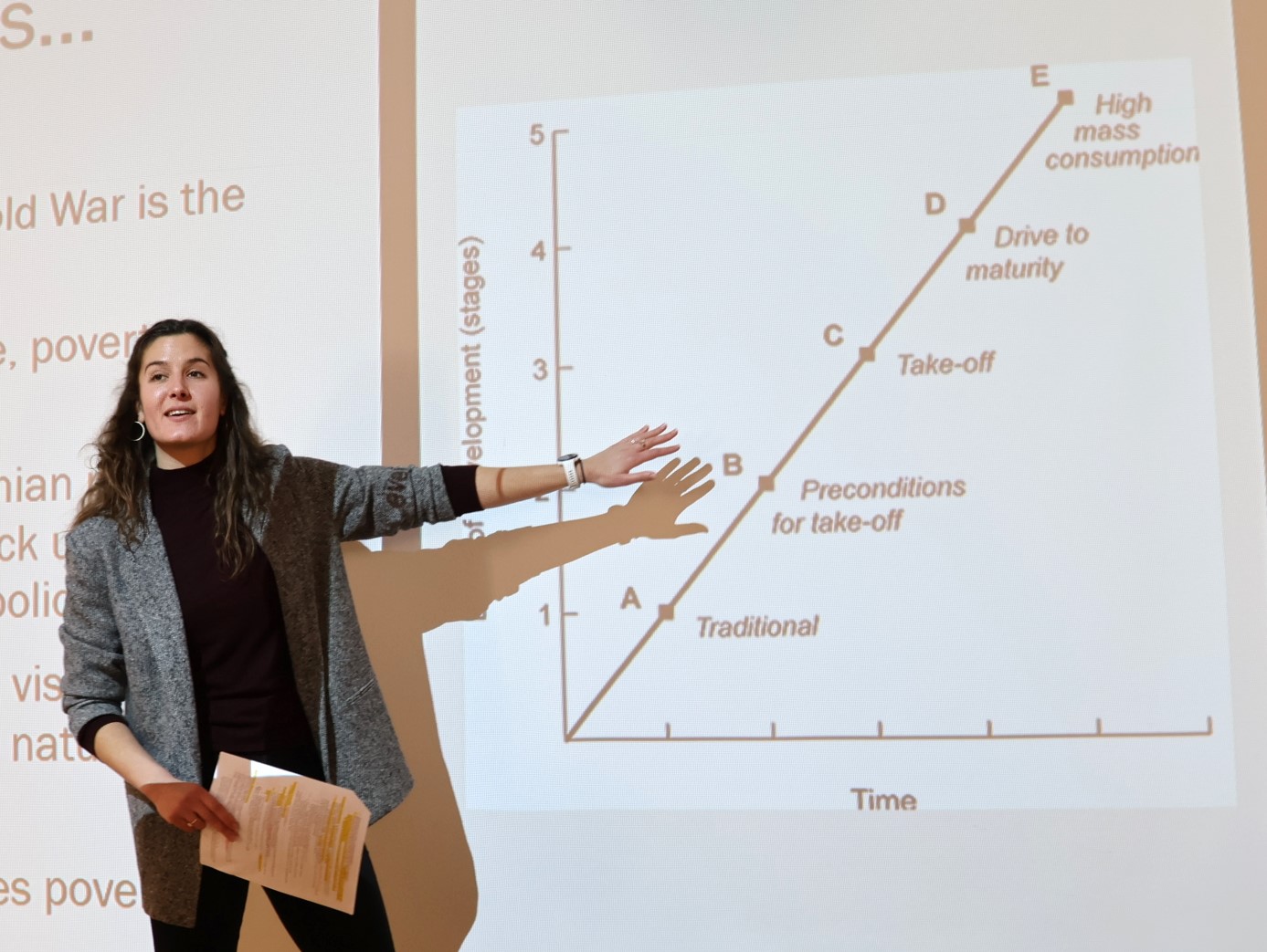 Emily Morrell gives her first presentation during the 2024 Theologian-In-Residence series.