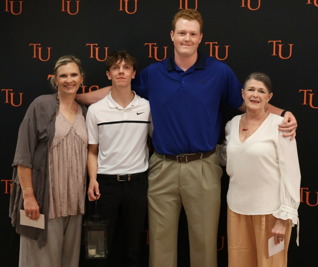 Left to right are Alice Lawson, Chase Penner, Nick Adams and Carol Hicks.