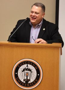 Edward Roberts emphasized the impact of scholarships.