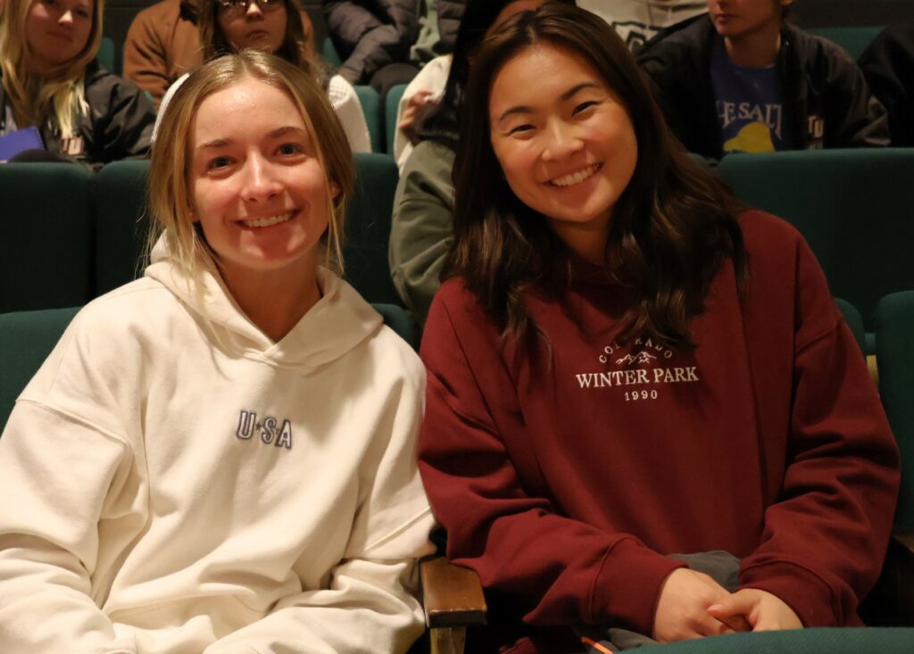 Tusculum students prepare for Worship Night as part of the C+YA ministry of Arrowhead Church.