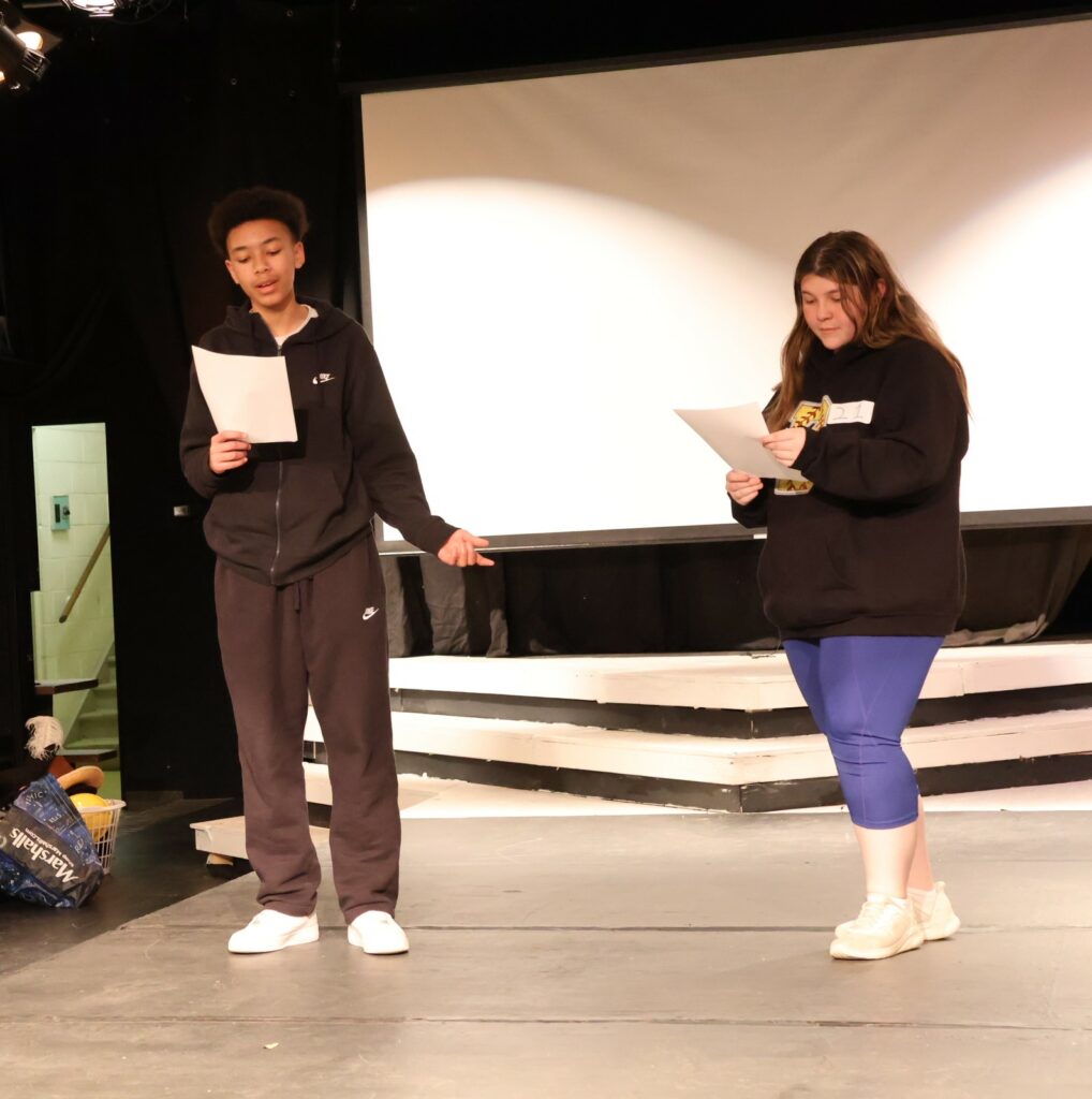Two actors audition.