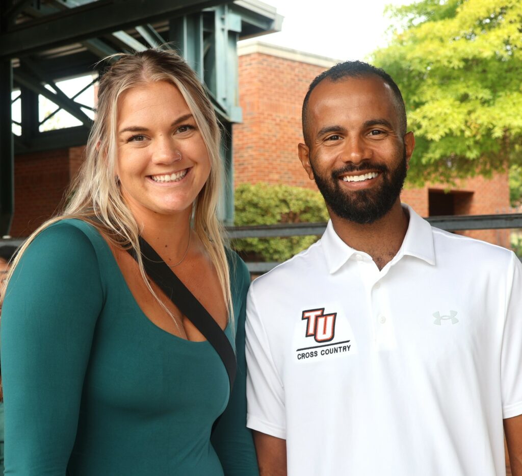 Emily Kalmink, left, and Alaric Gwynn