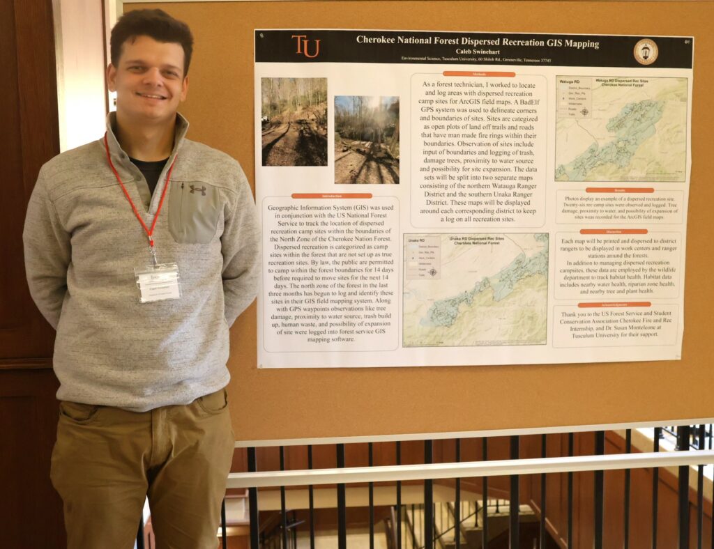 Caleb Swinehart stands by his poster.