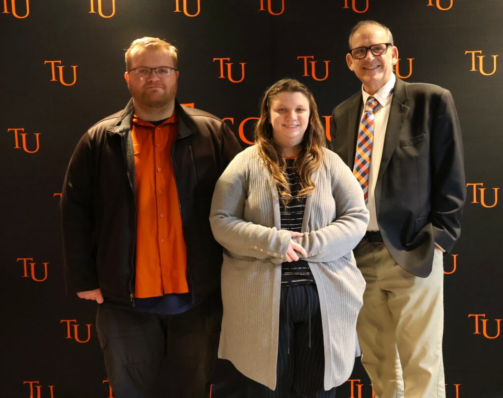 Left to right are Jared Rowland, Sydney Clendening and Edward Breese.