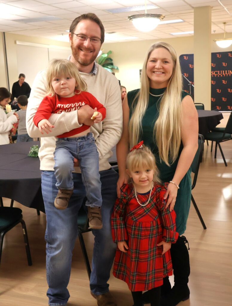 Matt Sweeny, second from left, and his family