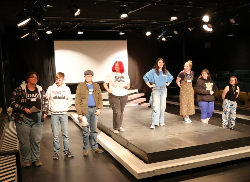 Actors audition.