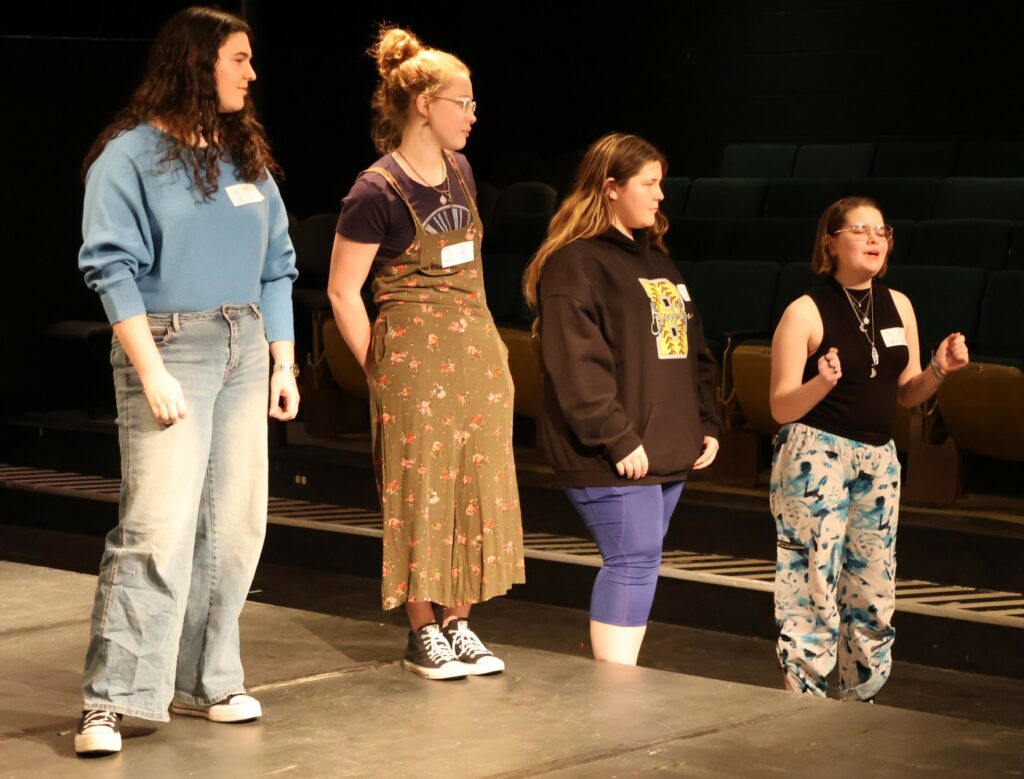 Actors audition.