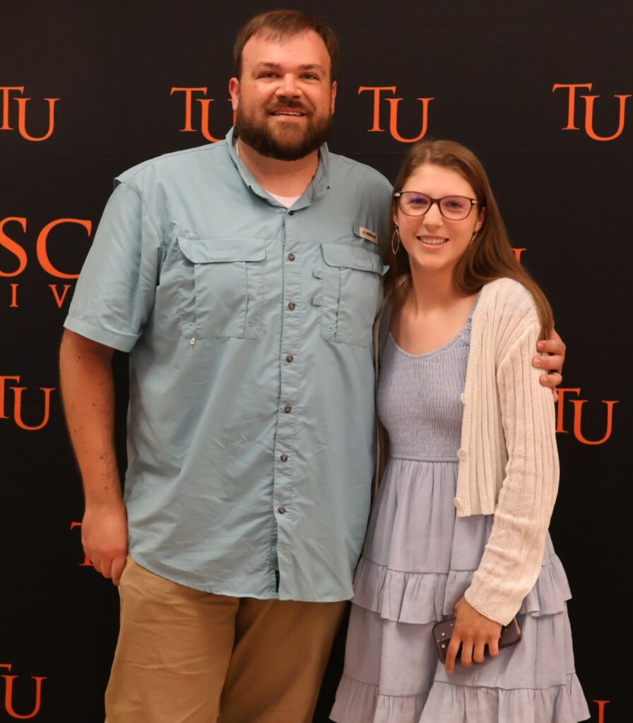 Jordan Baker, left, and Madison McBride