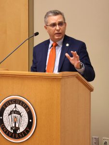 Dr. Scott Hummel discussed the importance of gap scholarships.