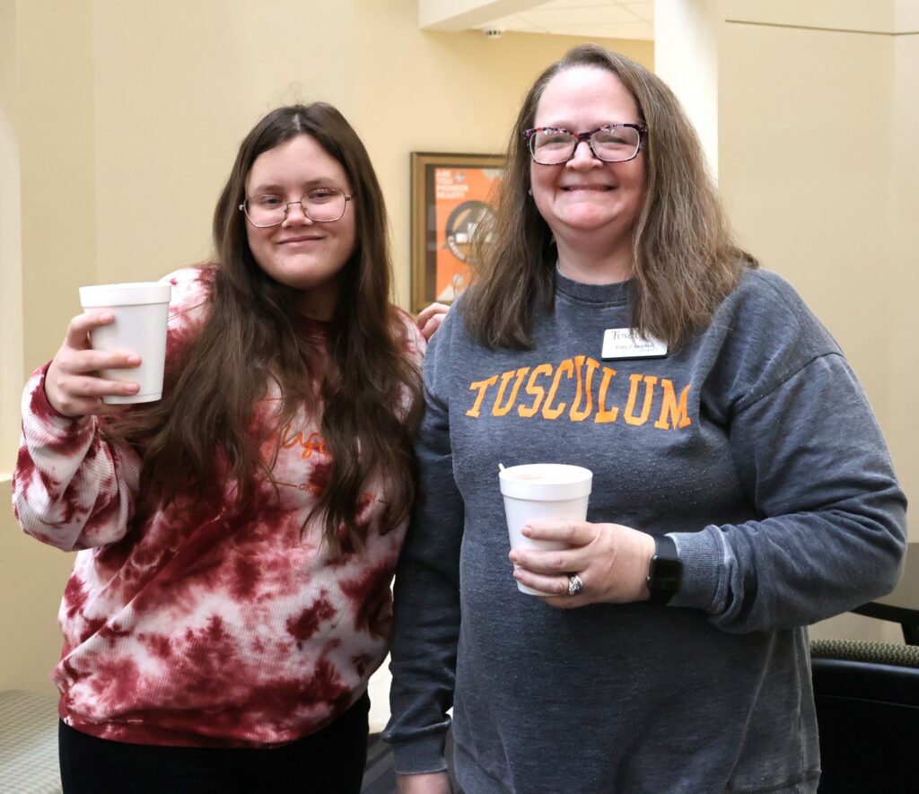 Amanda Lunceford, left, and Patty Campbell