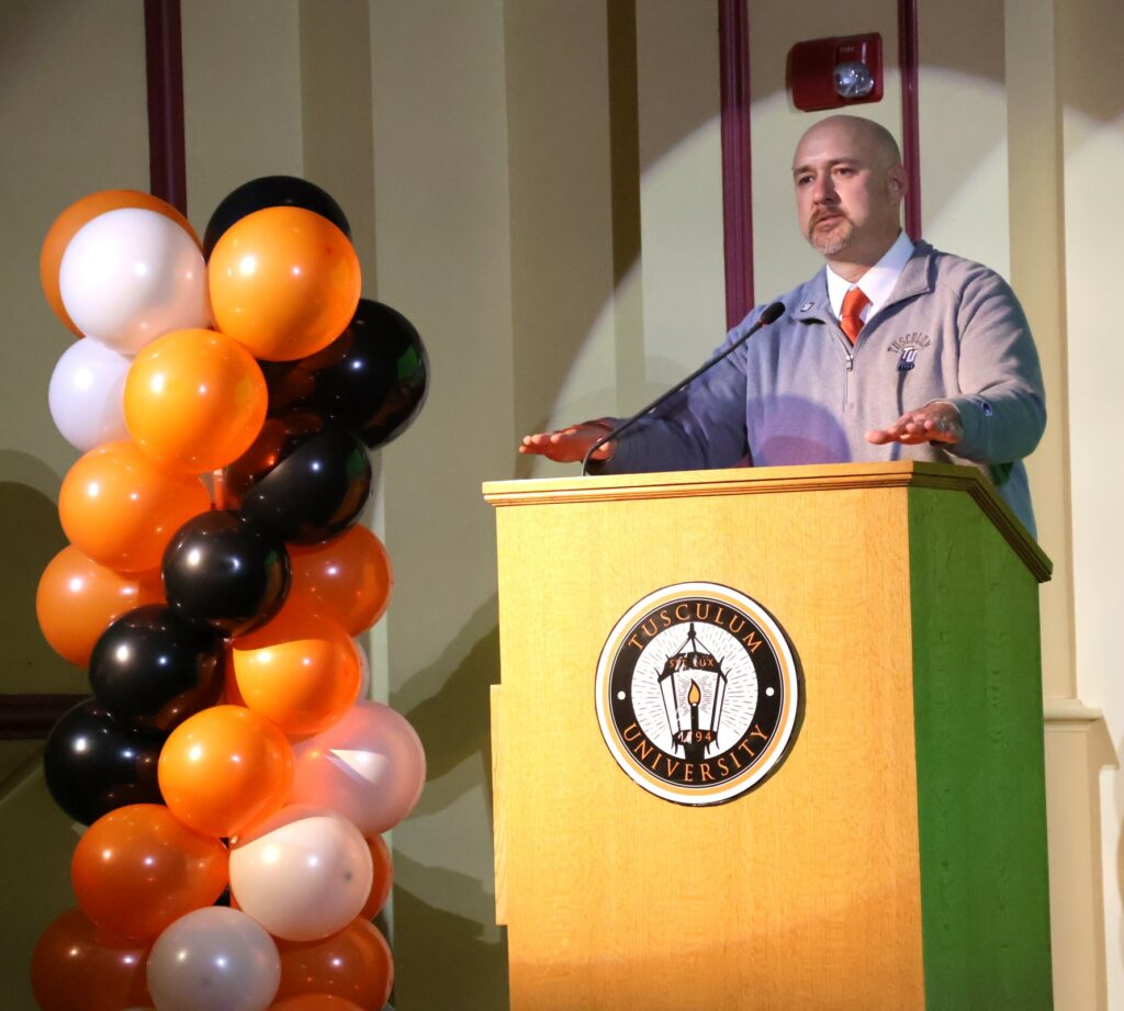 Mike Maggert emcees.