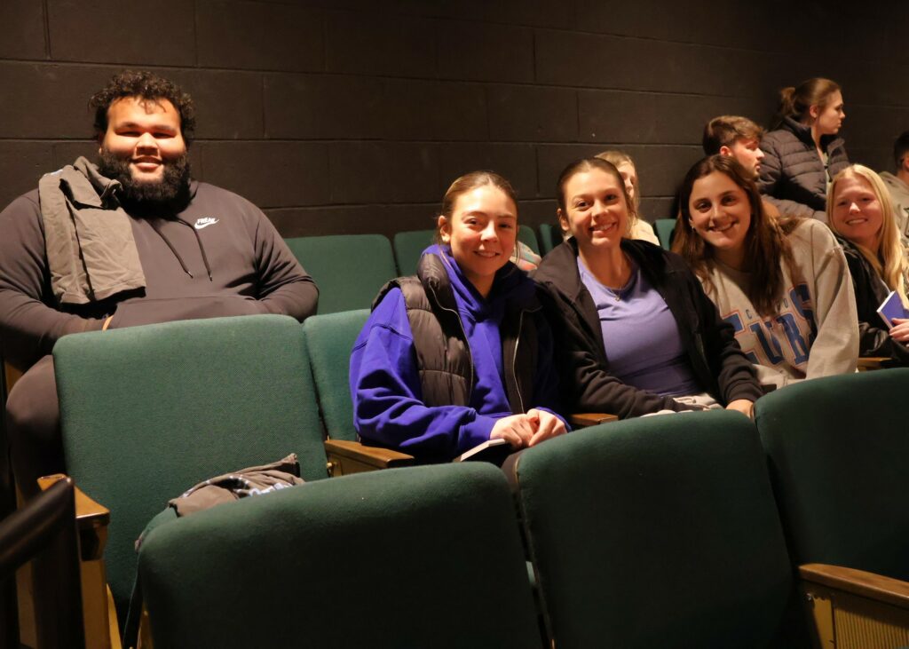 Tusculum students prepare for Worship Night as part of the C+YA ministry of Arrowhead Church.