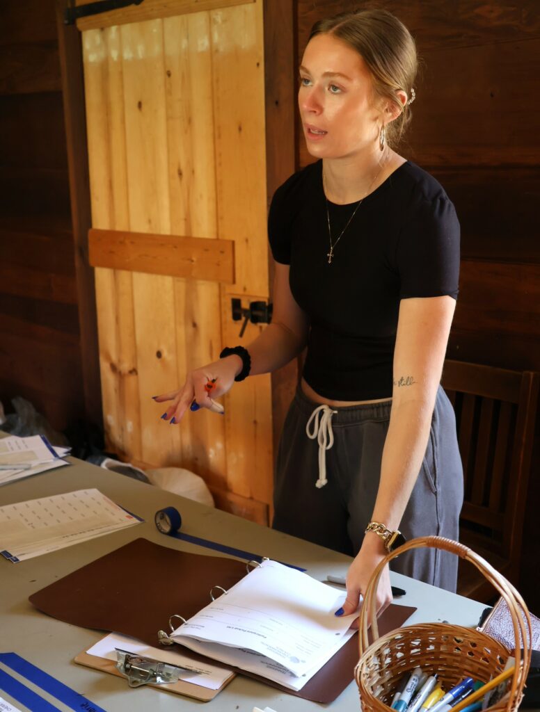 Sydney Grant manages orders.