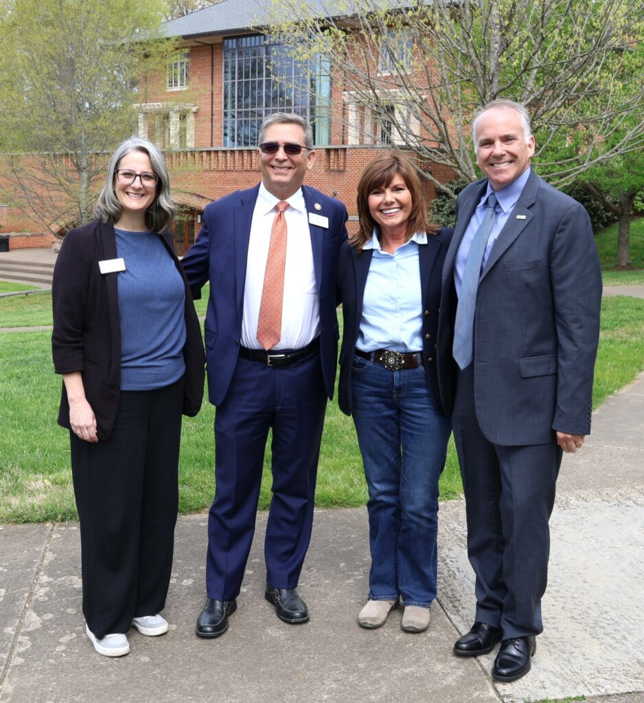 Left to right are Rachael Barnett, Dr. Scott Hummel, Congresswoman Diana Harshbarger and Dr. David Smith.