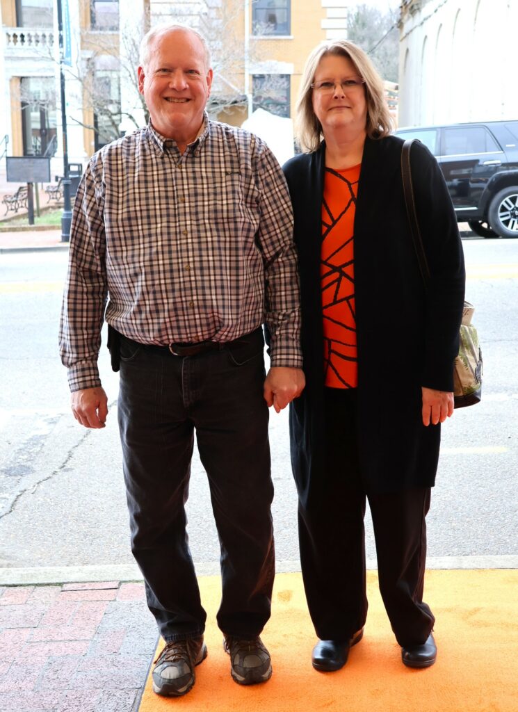 Lillian Burchnell, right, and Don Burchnell
