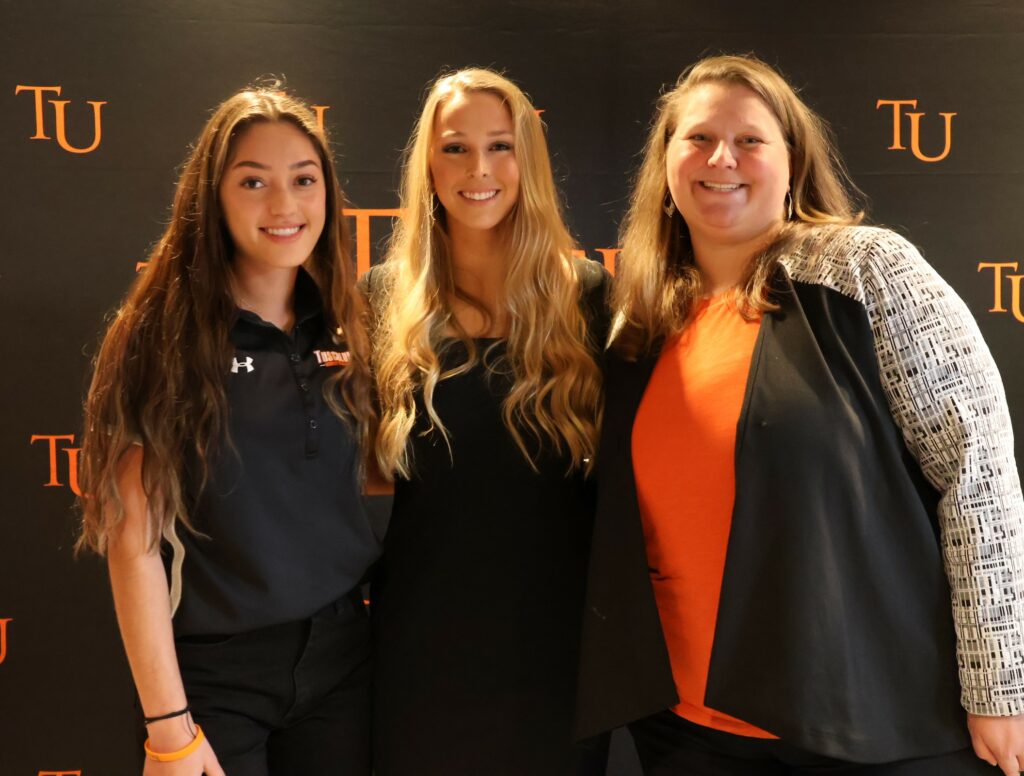 Left to right are Gabby Lancaster, Grayson Patterson and Vanessa Fyffe..
