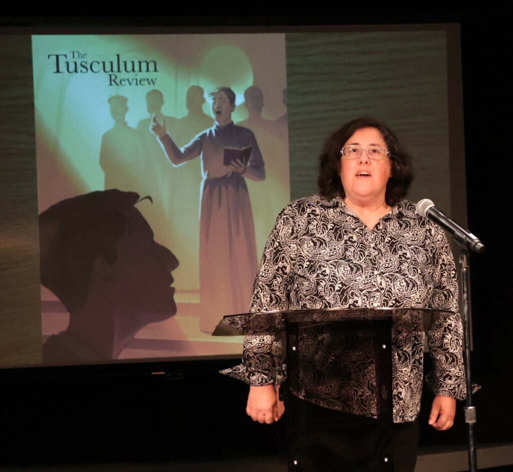 Dr. Anne Acker introduces Kelsey Trom.