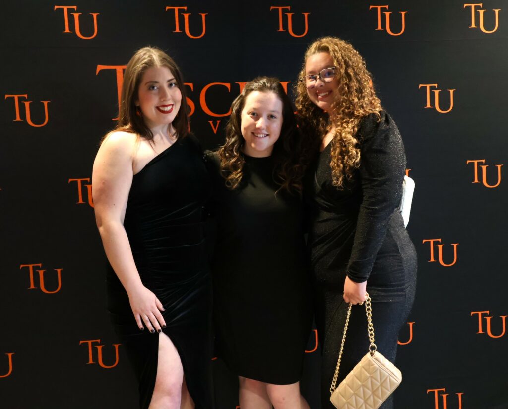 Left to right are Josie Norton, Maggie Vickers and Isabelle Delbridge.