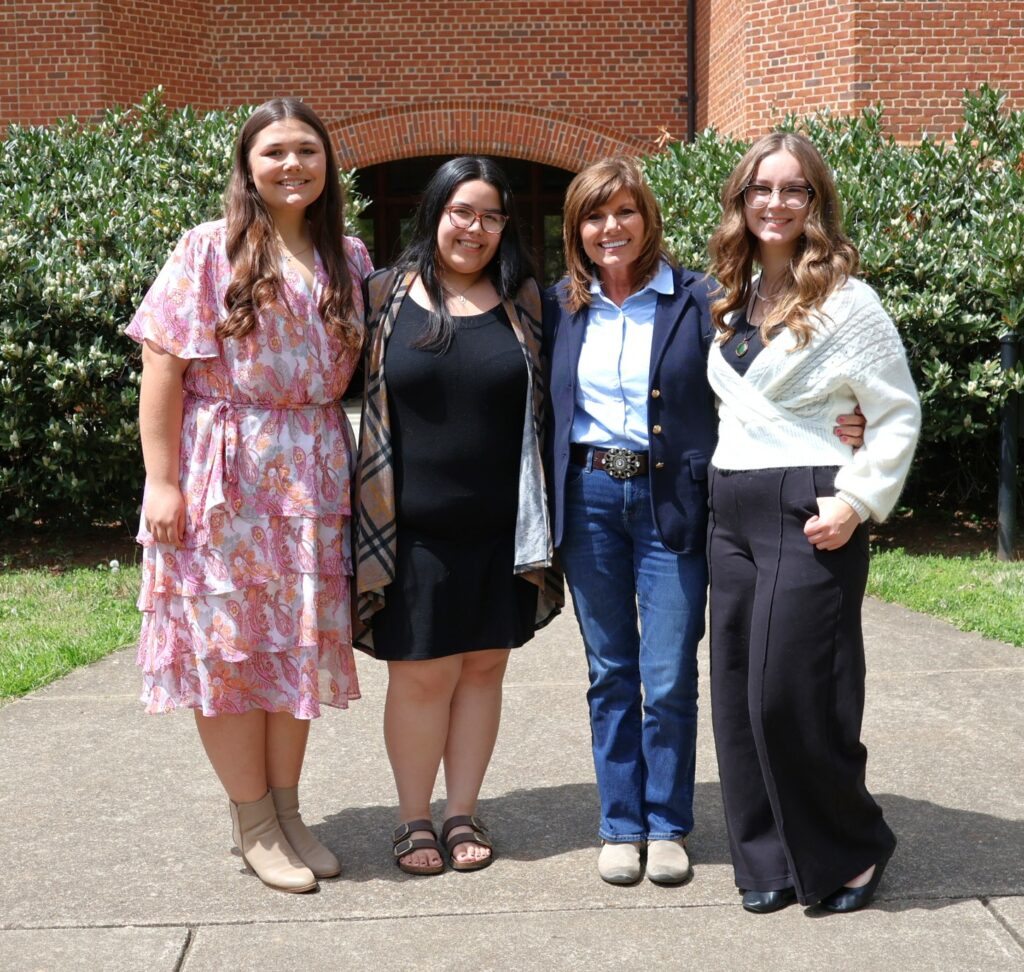 Congresswoman Diana Harshbarger, center, with TRIO participants