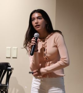 Sienna Laffitte finished second for her jewelry business
