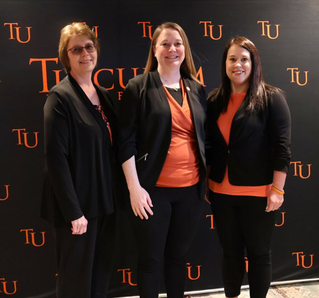 Left to right are Sonya Campbell, Carrie Maggert and Lindsey Self.