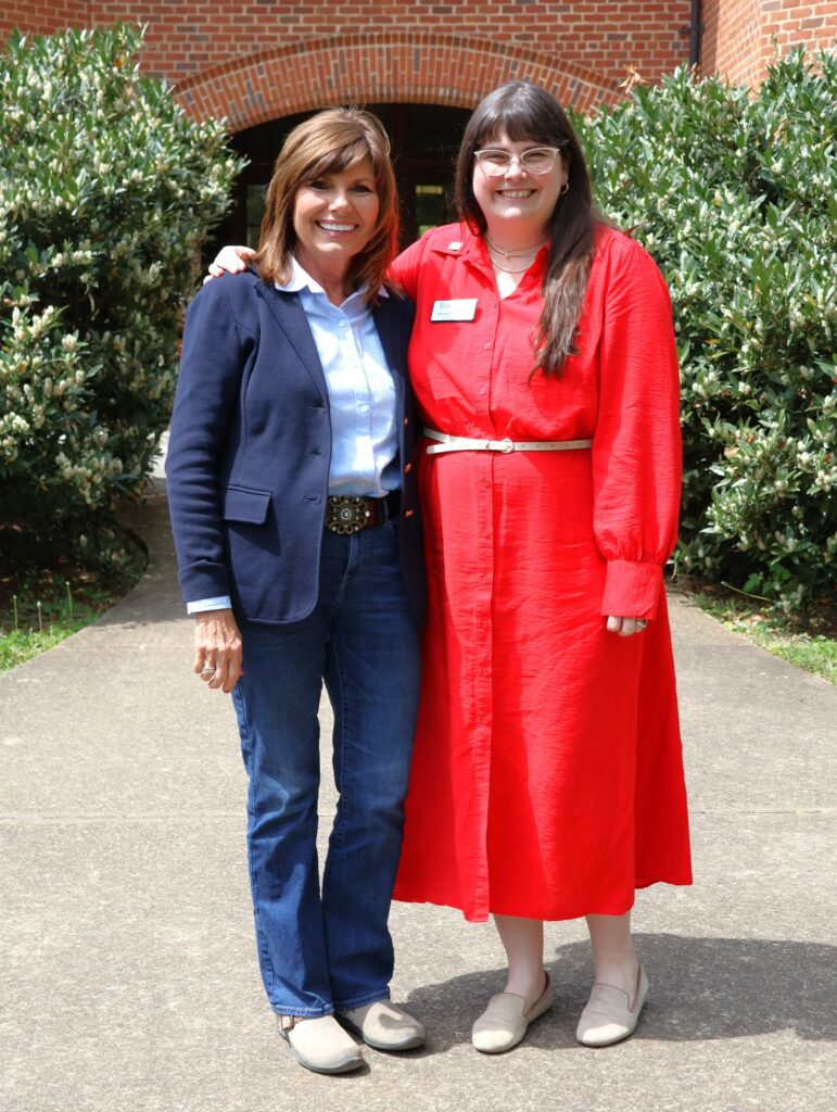 Congresswoman Diana Harshbarger, left, and Meagan Stark