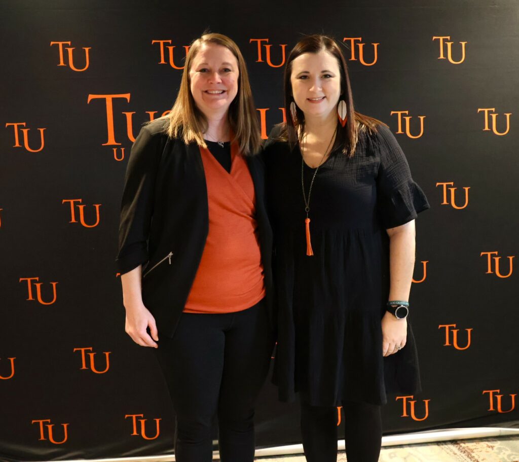 Carrie Maggert, left, and April Grindstaff