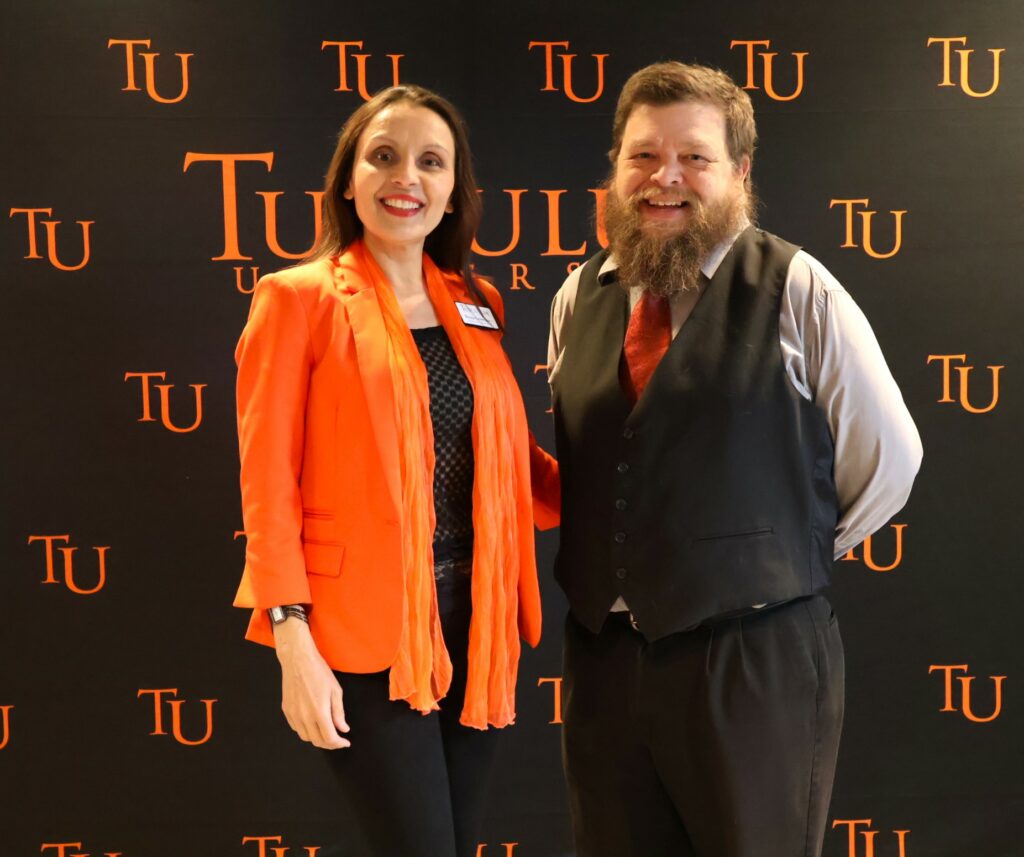 Rouja Green, left and Steve Schultz