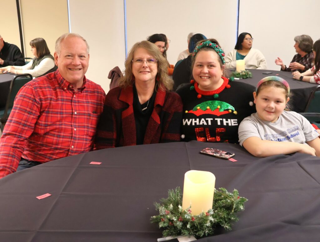 Left to right are Don Burchnell, Lillian Burchnell, Megan Pierce and Lilley Pierce.