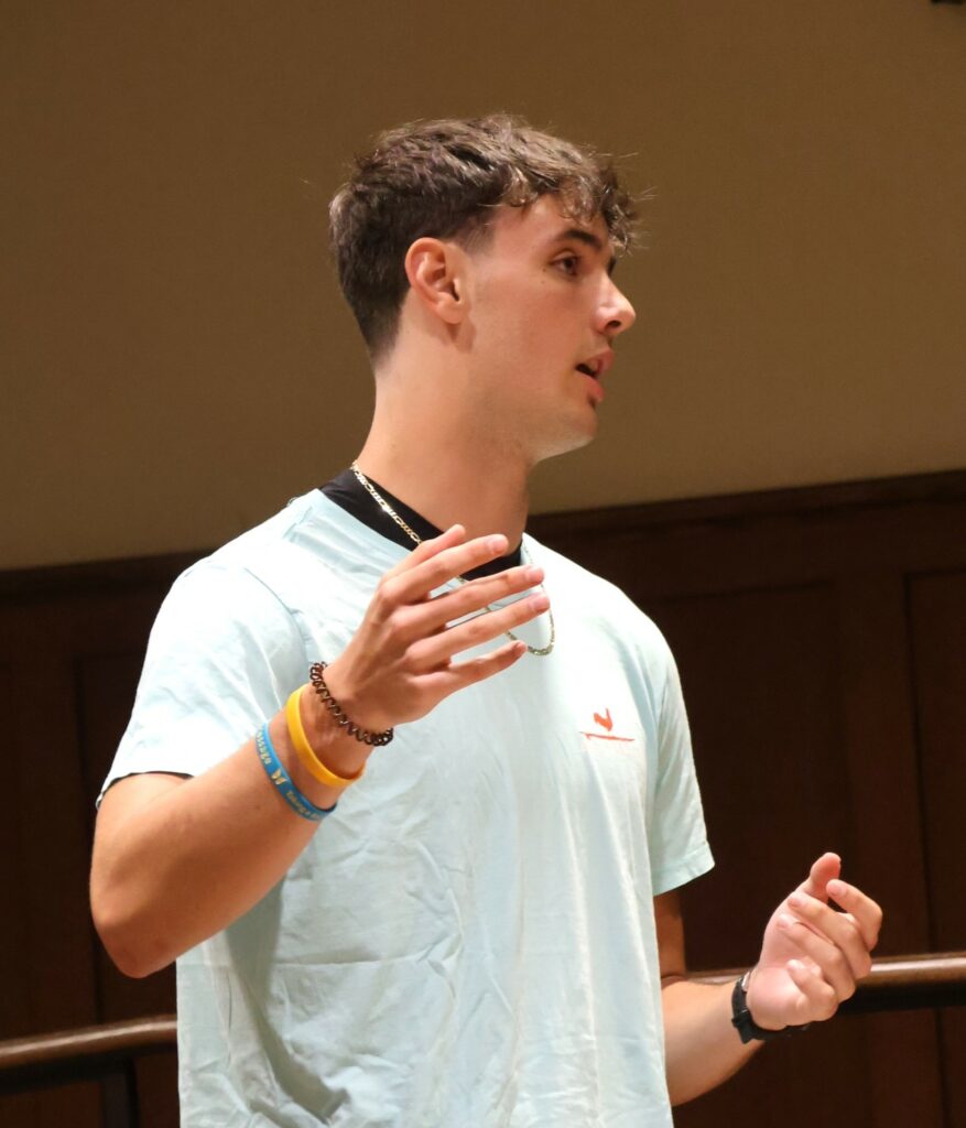 Jacob Bivens asks a question.