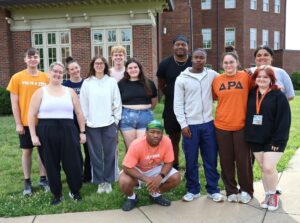 This is the college student staff for this year’s Upward Bound and Upward Bound Math and Science Summer Academy.
