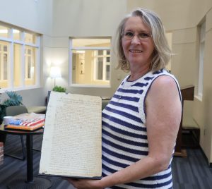 Shannon Minnick holds the charter for Greeneville College.
