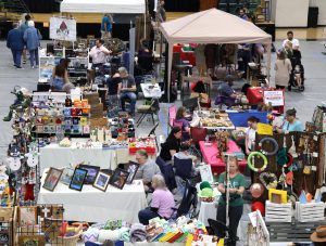 Guests can enjoy great shopping in Pioneer Arena.
