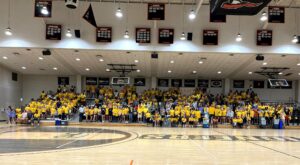 These are the students, faculty, staff and community members who participated in Nettie Fowler McCormick Service Day.