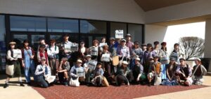 Newsies gather at the Greeneville Commons to distribute The Greeneville Sun.