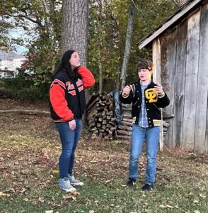 “Edgar Allan Poe and Other Stories in the Woods” provides a great opportunity to see local talent perform in short plays, such as these actors at the 2023 event.