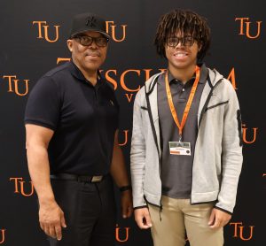Kai Slater, right, was one of the incoming students to attend Pioneer Quest Friday, May 22.
