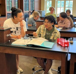 High School students participate in a Summer Academy class in 2023.