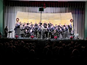 The Tusculum University Community Chorus performs its Christmas concert in 2022.